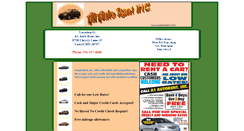Desktop Screenshot of a1autorent.com